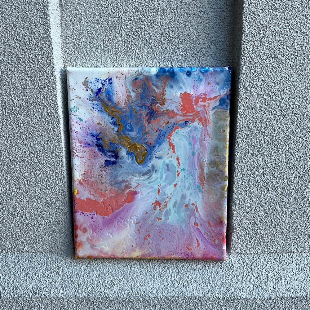 One of the kind Acrylic Painting - Mystical Sky